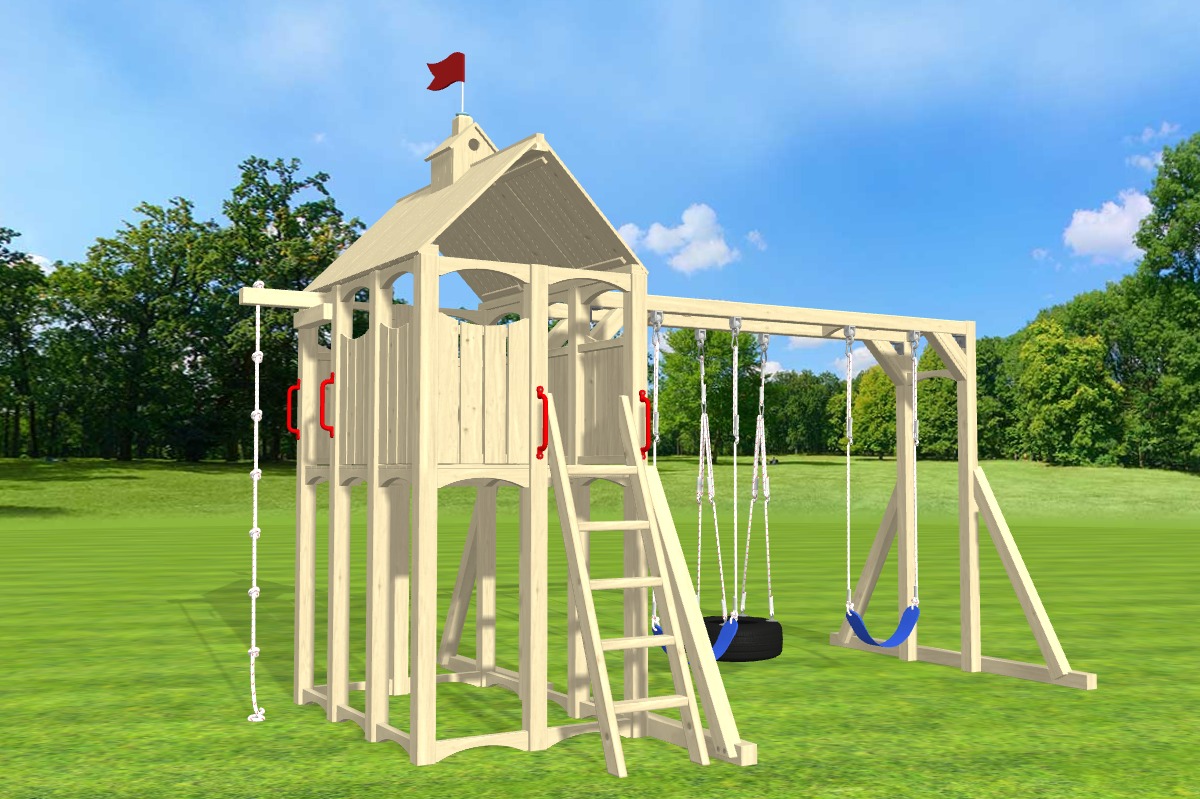 Swing Sets and Playsets CedarWorks Playsets