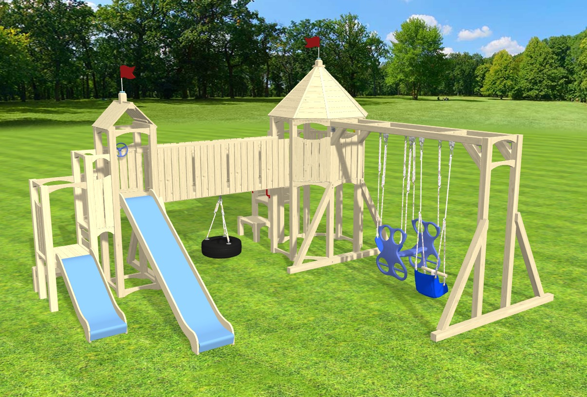 Swing Sets and Playsets CedarWorks Playsets