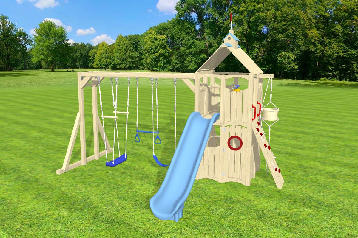 used cedarworks playset for sale