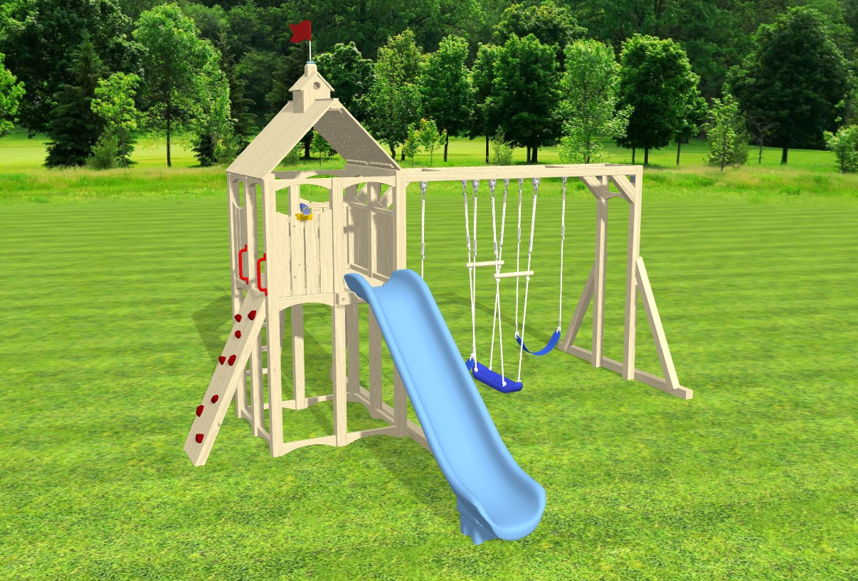 used cedarworks playset for sale